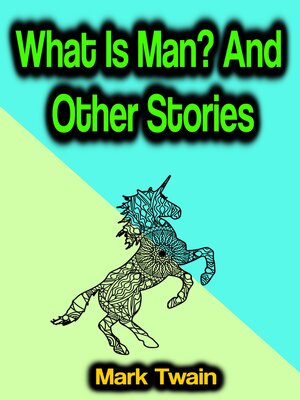 cover image of What Is Man? and Other Stories